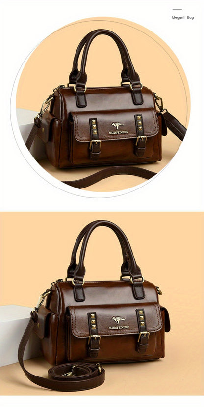 Crossbody Bag for Women – PU Leather, Large Capacity, Multi-Pocket, for Travel & – detail view 20