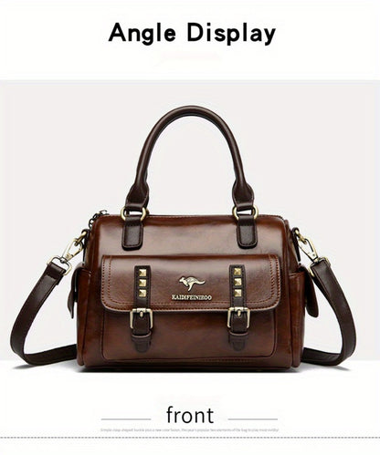 Crossbody Bag for Women – PU Leather, Large Capacity, Multi-Pocket, for Travel & – detail view 31