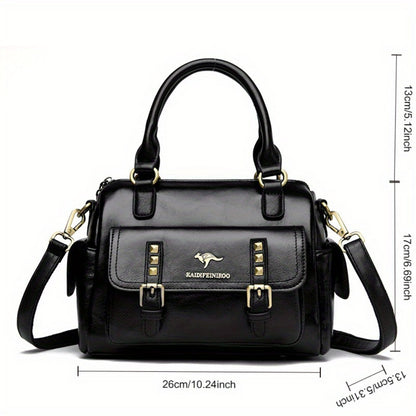 Crossbody Bag for Women – PU Leather, Large Capacity, Multi-Pocket, for Travel & – detail view 7