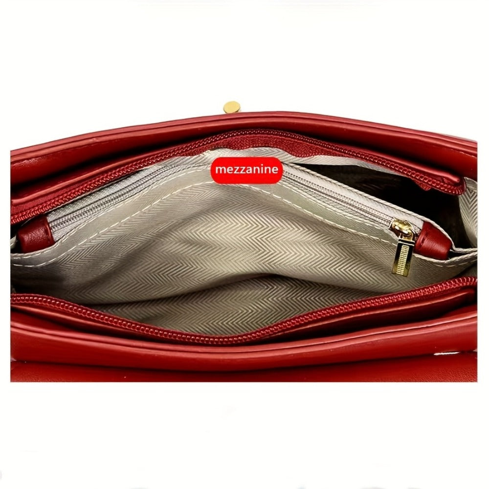 Crossbody Bag for Women – PU Leather, Mini, Lightweight – detail view 5