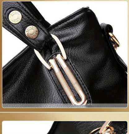 Crossbody Bag for Women – PU Leather, Multi-Pocket, for Work – detail view 19