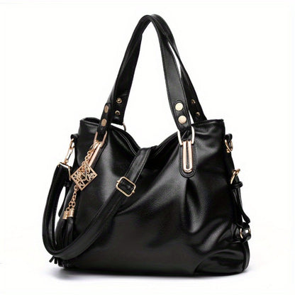 Crossbody Bag for Women – PU Leather, Multi-Pocket, for Work – detail view 9