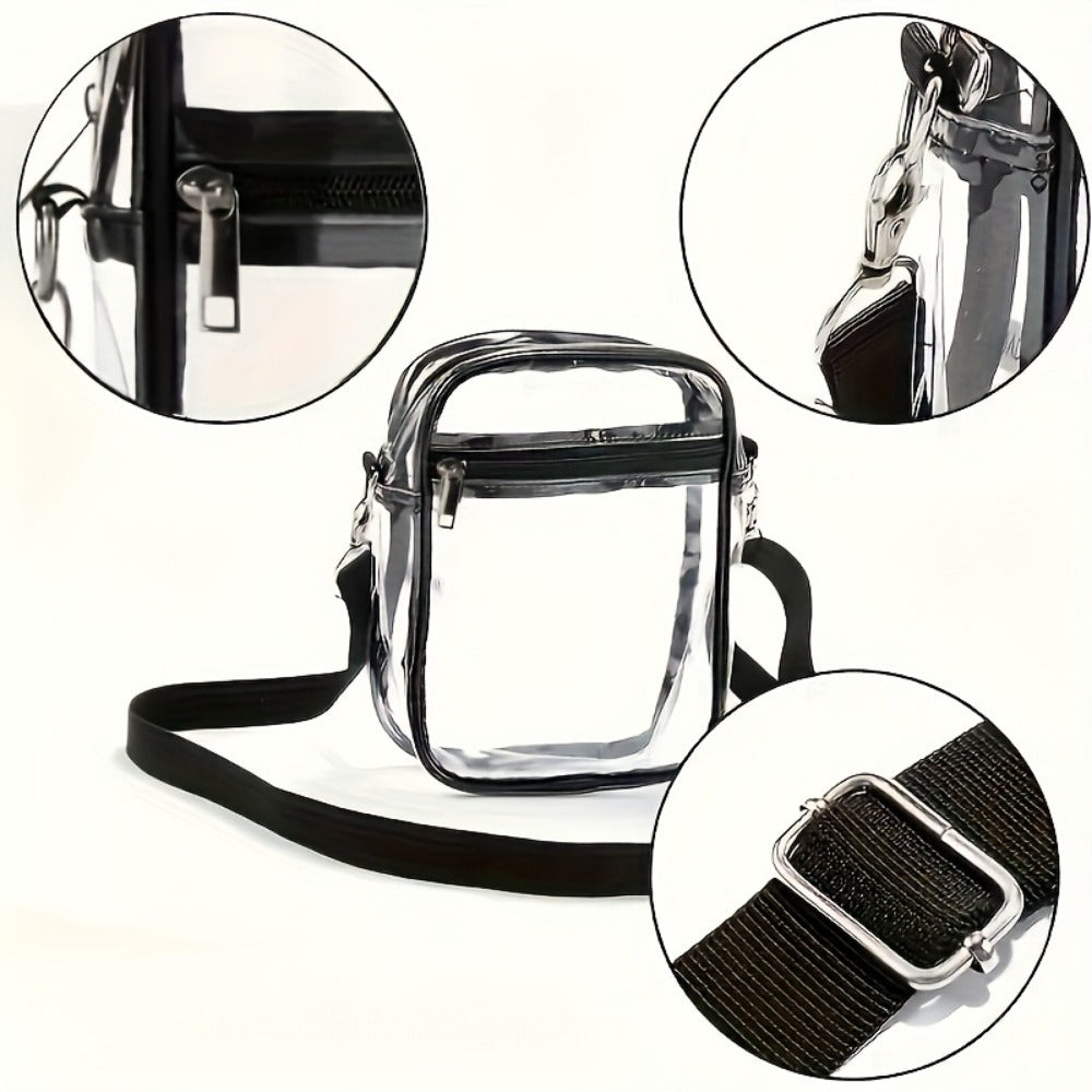 Crossbody Bag for Women – PVC, Clear, Transparent, for Travel – detail view 2