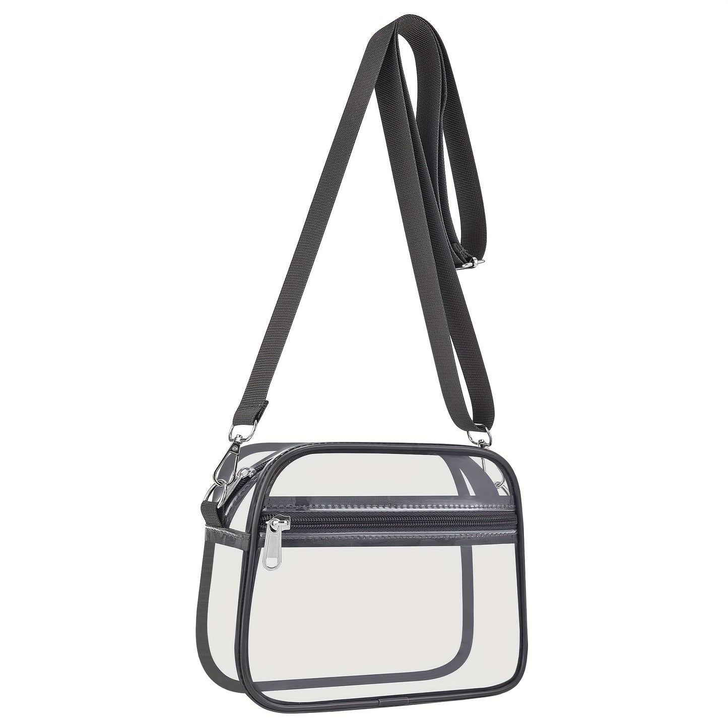 Crossbody Bag for Women – PVC, Clear, Transparent, Adjustable Strap – detail view 28