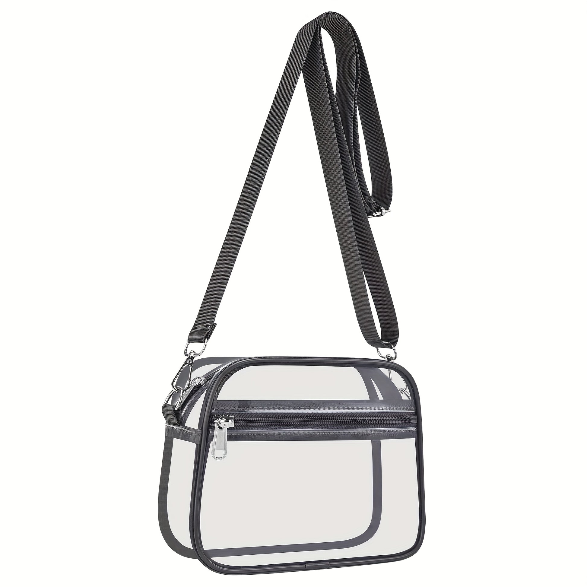 Crossbody Bag for Women – PVC, Clear, Transparent, Adjustable Strap – detail view 28