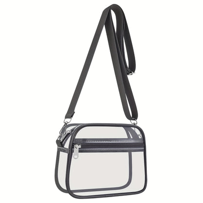 Crossbody Bag for Women – PVC, Clear, Transparent, Adjustable Strap – detail view 28