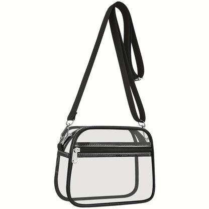 Crossbody Bag for Women – PVC, Clear, Transparent, Adjustable Strap – detail view 13