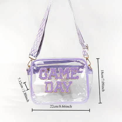 Crossbody Bag for Women – 7 Colors, PVC, Clear, Transparent – alternate view
