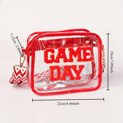 Crossbody Bag for Women – 7 Colors, PVC, Clear, Transparent – front view - product view 15