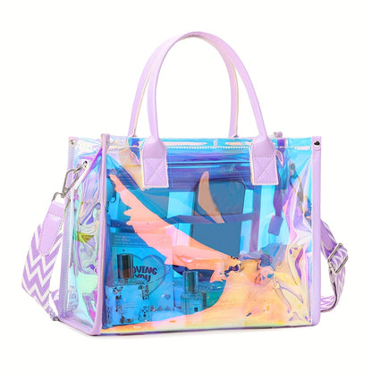 Crossbody Bag for Women – PVC, Clear, for Travel & Everyday Use – alternate view