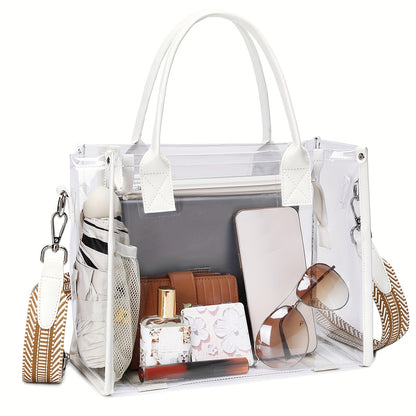 Crossbody Bag for Women – PVC, Clear, for Travel & Everyday Use – detail view 2