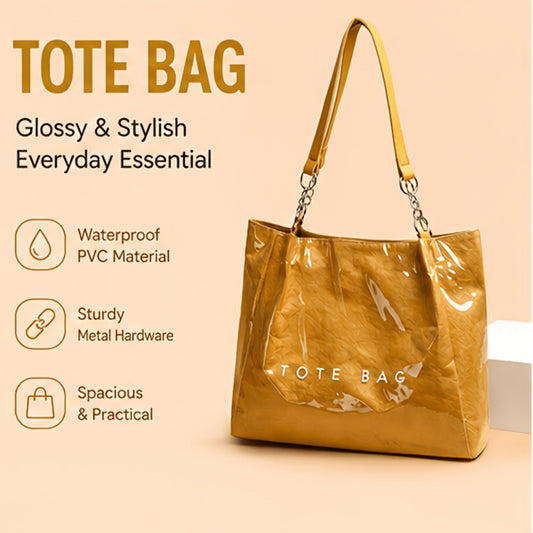 Crossbody Bag for Women – PVC, Large Capacity, Waterproof, for Travel – front view