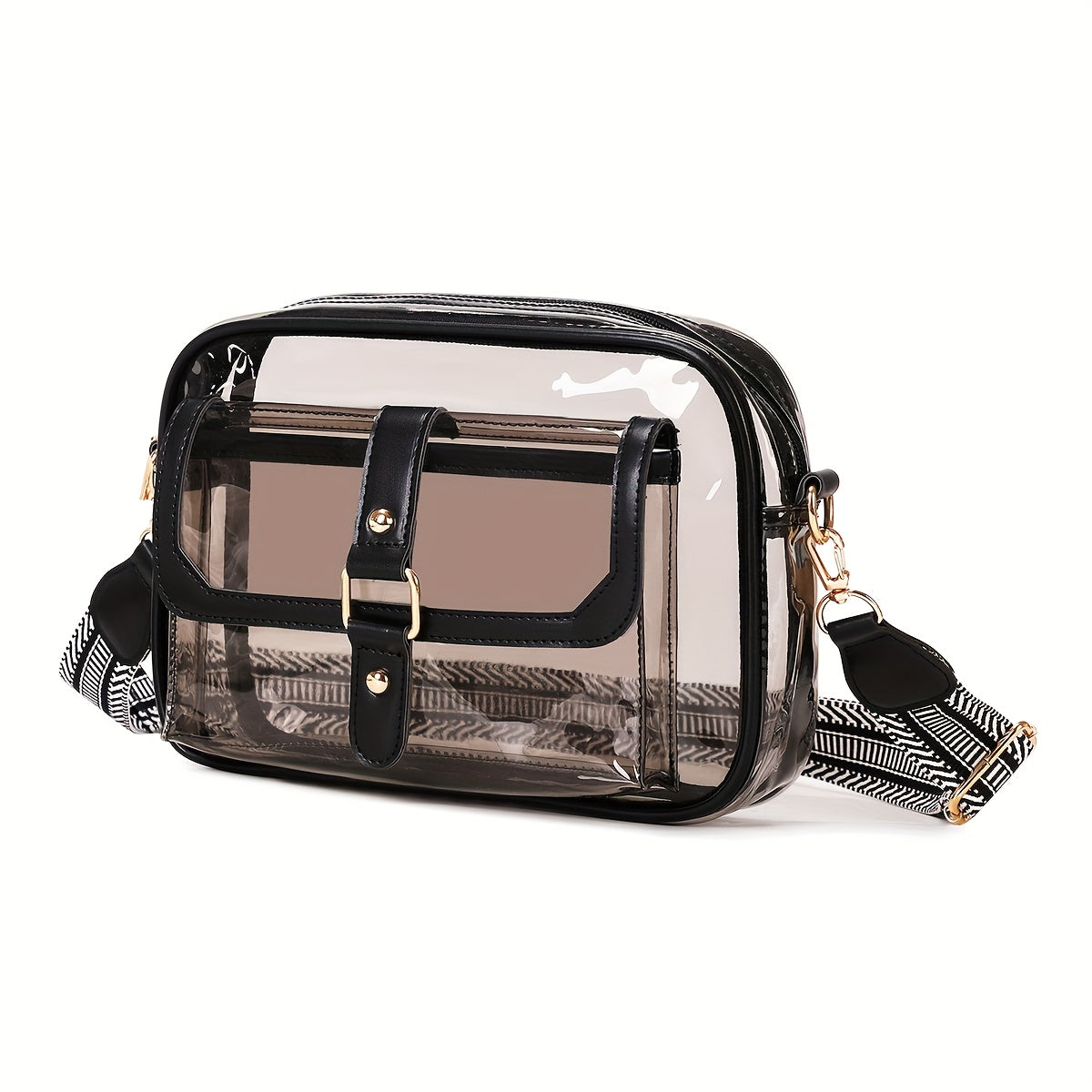 Crossbody Bag for Women – PVC, Lightweight, Clear, Multi Pocket – detail view 16