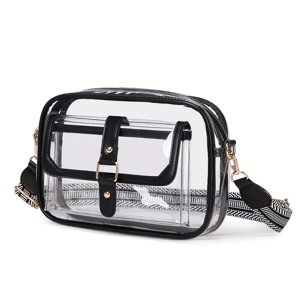 Crossbody Bag for Women – PVC, Lightweight, Clear, Multi Pocket – detail view 4