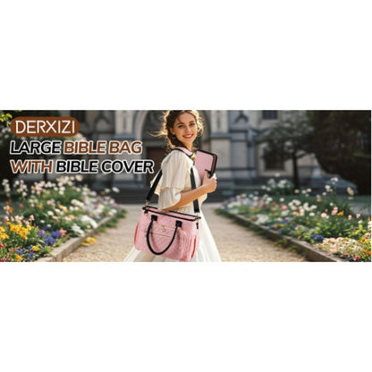 Crossbody Bag for Women – Quilted, Quilted Bible Large Church Strap – detail view 11