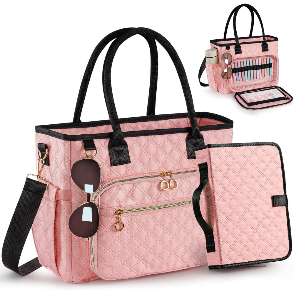 Crossbody Bag for Women – Quilted, Quilted Bible Large Church Strap – detail view 6