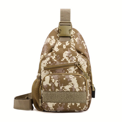 Crossbody Bag for Women – Tactical Camouflage Oxford Cloth Charging – detail view 12