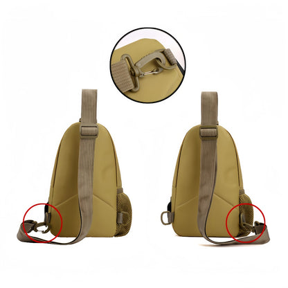 Crossbody Bag for Women – Tactical Camouflage Oxford Cloth Charging – detail view 10