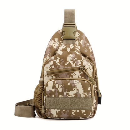Crossbody Bag for Women – Tactical Camouflage Oxford Cloth Charging – detail view 2
