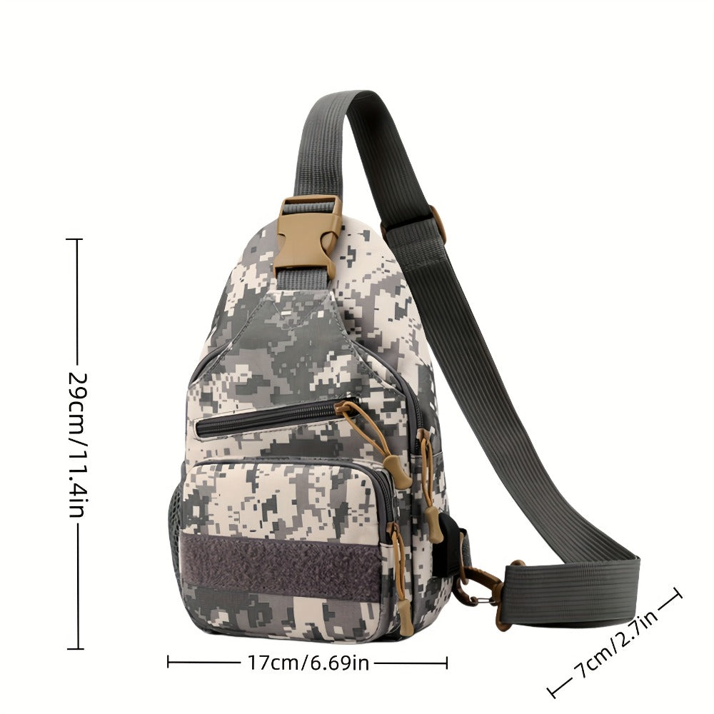 Crossbody Bag for Women – Tactical Camouflage Oxford Cloth Charging – detail view 3