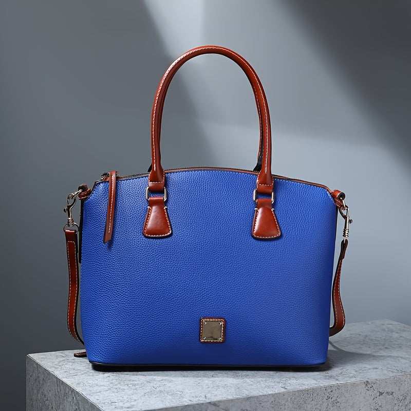 Crossbody Bag for Women – Textured Satchel Vintage Western Colorblock – detail view 23
