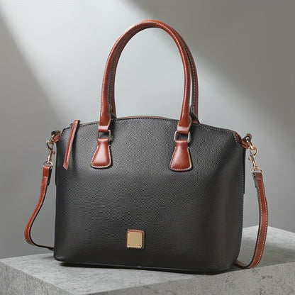 Crossbody Bag for Women – Textured Satchel Vintage Western Colorblock – detail view 13