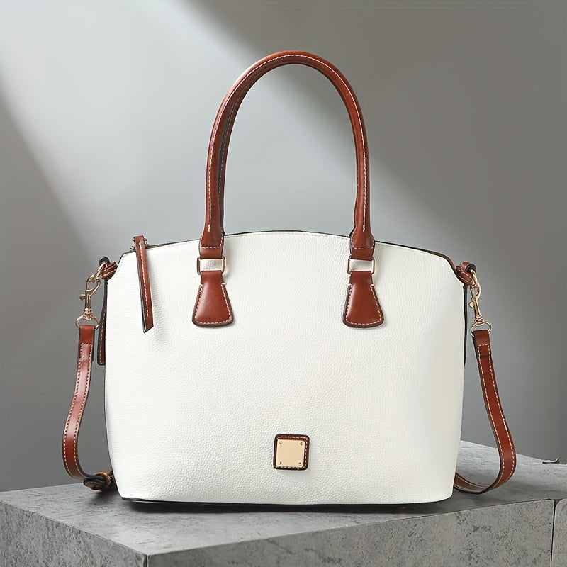 Crossbody Bag for Women – Textured Satchel Vintage Western Colorblock – detail view 18