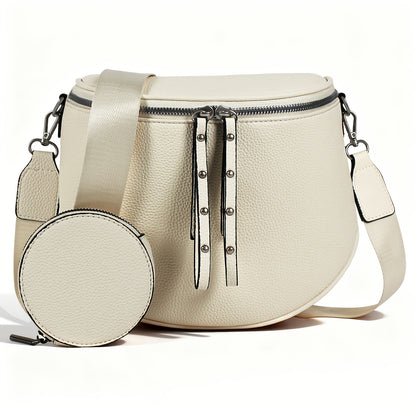 Crossbody Bag for Women – for Travel & Everyday Use, Detachable Strap Plaid Multi – alternate view