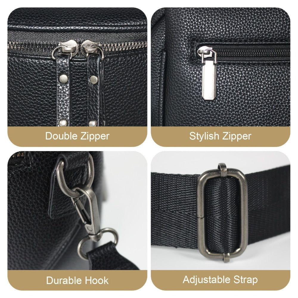 Crossbody Bag for Women – for Travel & Everyday Use, Detachable Strap Plaid Multi – detail view 13