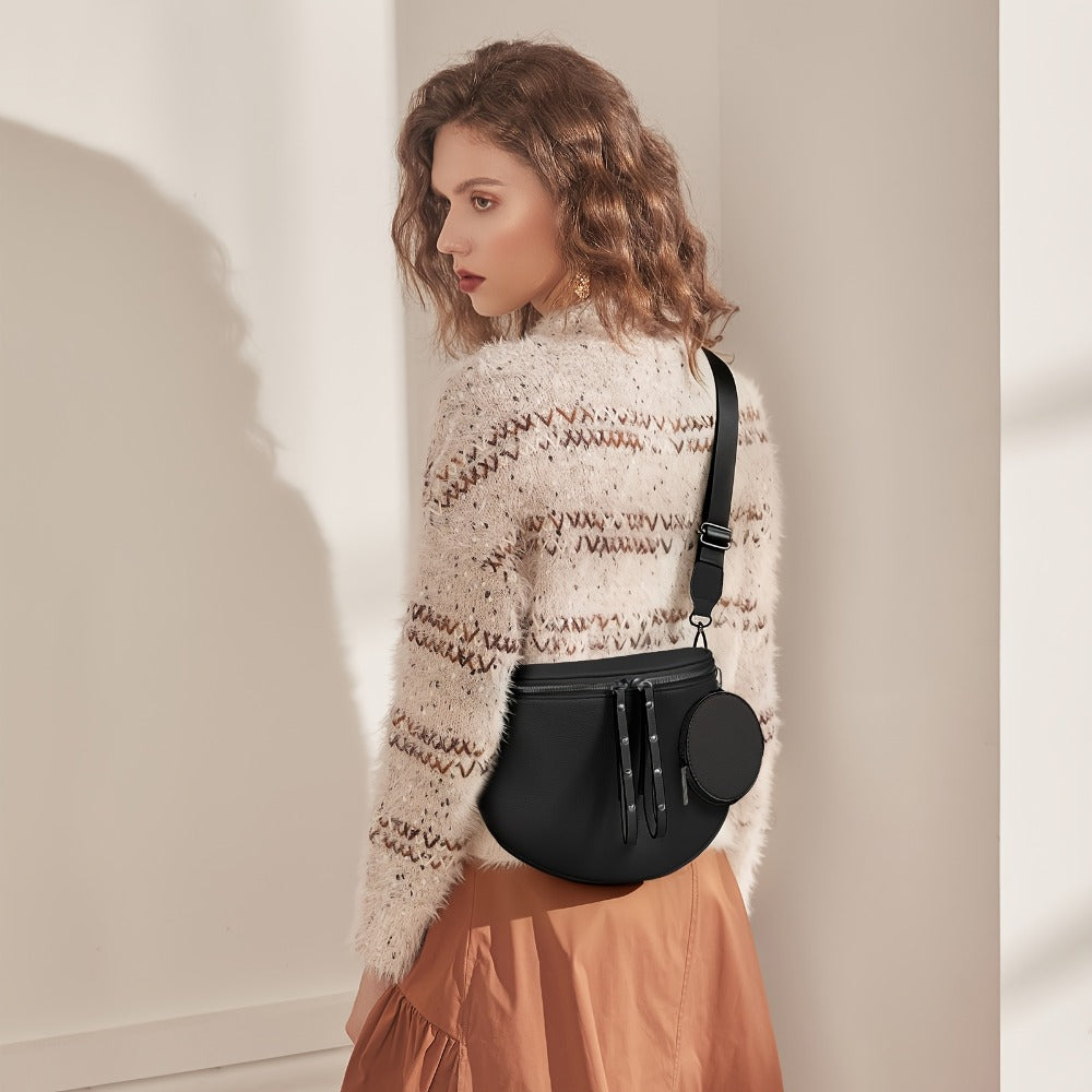 Crossbody Bag for Women – for Travel & Everyday Use, Detachable Strap Plaid Multi – detail view 16