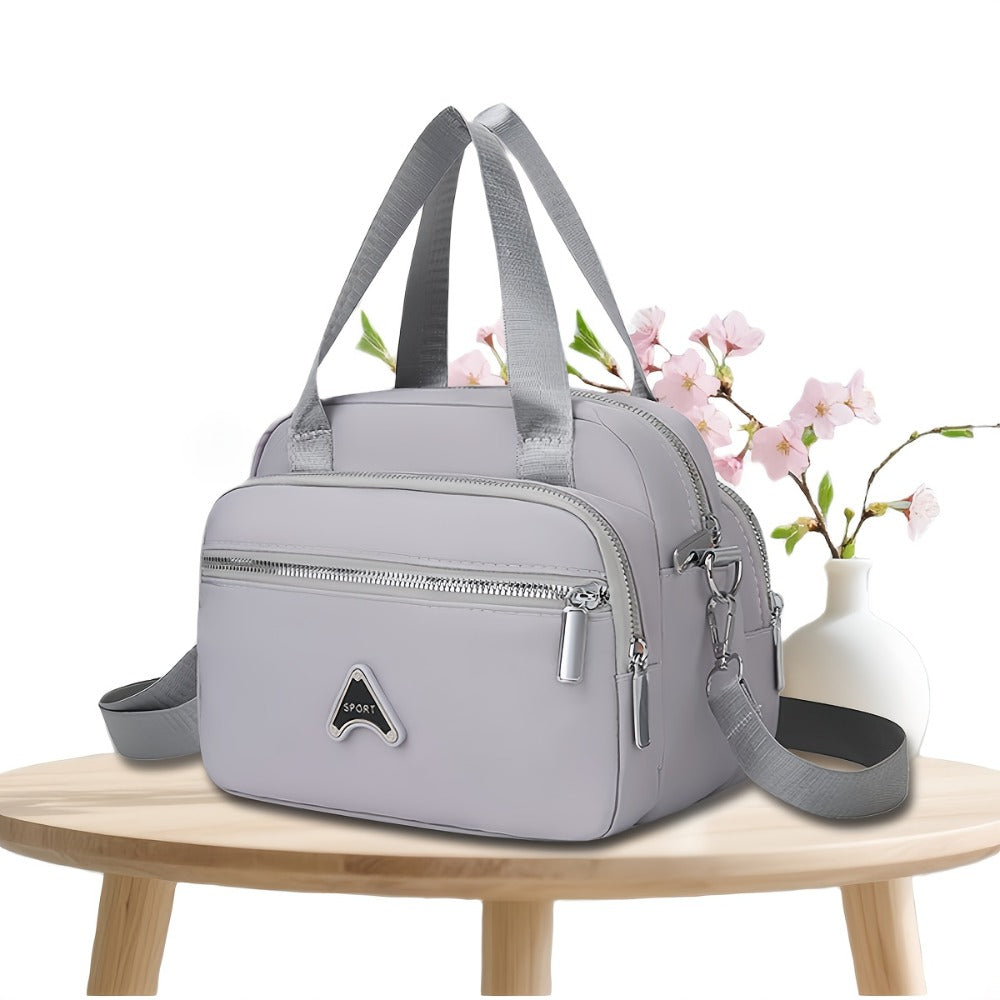 Crossbody Bag for Women – for Travel & Everyday Use, Oxford Cloth Multi Compartment – front view