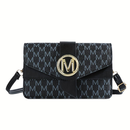 Crossbody Bag for Women – for Travel & Work, Retro Letter Vintage Work Shopping – detail view 2