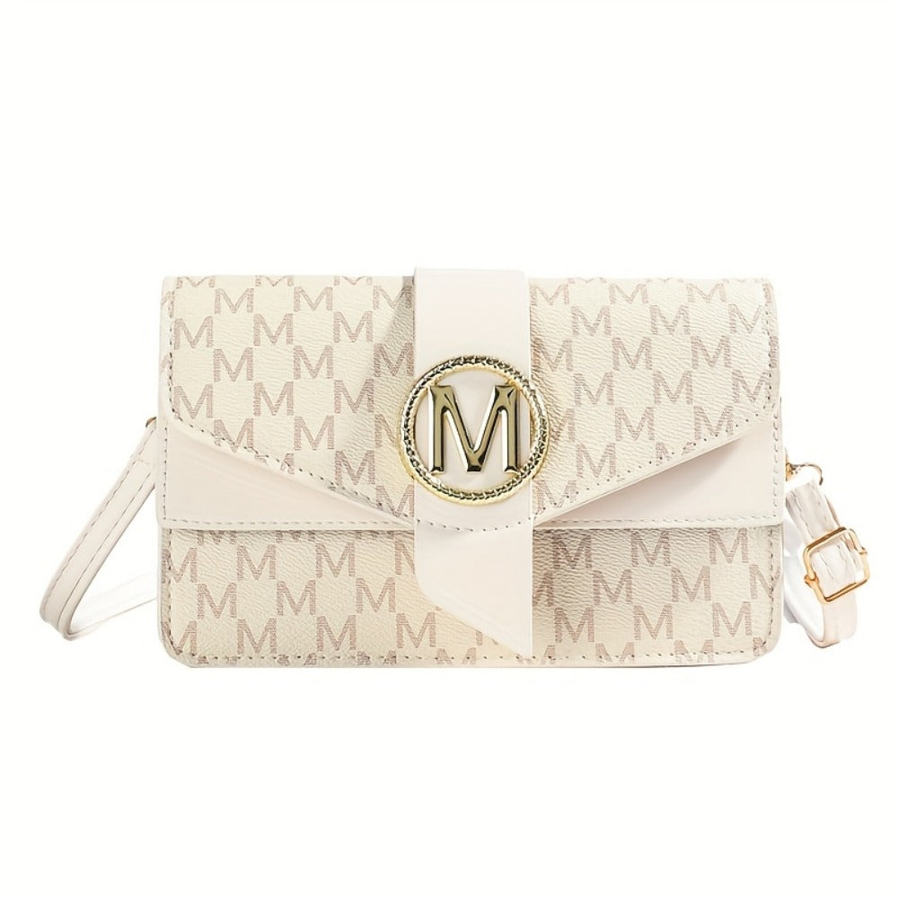 Crossbody Bag for Women – for Travel & Work, Retro Letter Vintage Work Shopping – detail view 8
