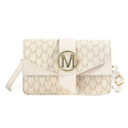 Crossbody Bag for Women – for Travel & Work, Retro Letter Vintage Work Shopping – detail view 8
