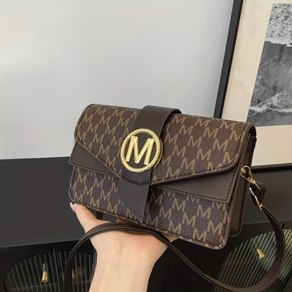 Crossbody Bag for Women – for Travel & Work, Retro Letter Vintage Work Shopping – detail view 9
