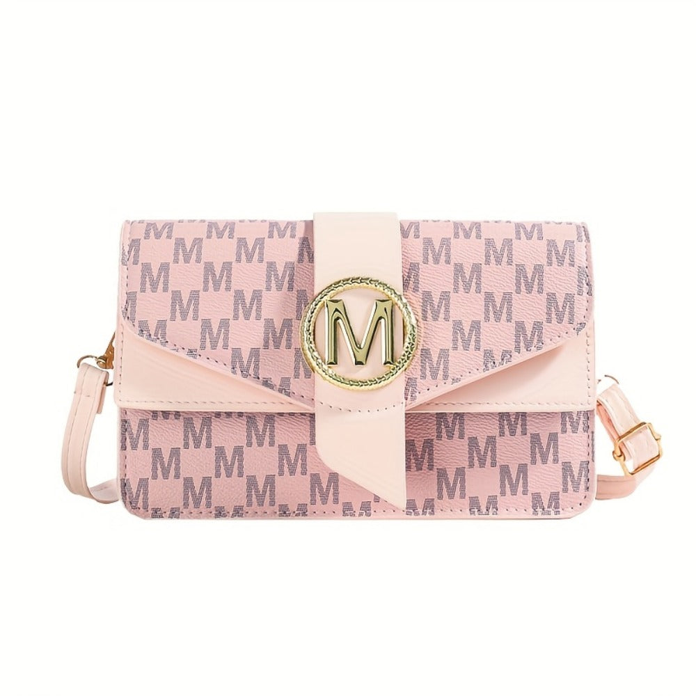 Crossbody Bag for Women – for Travel & Work, Retro Letter Vintage Work Shopping – detail view 12