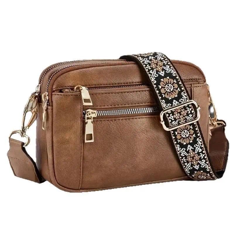 Crossbody Bag for Women – Vegan Leather, Adjustable Strap, Lightweight, for Travel & – front view - product view 34