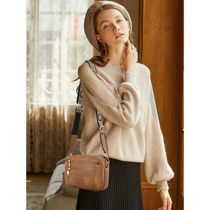 Crossbody Bag for Women – Vegan Leather, Adjustable Strap, Lightweight, for Travel & – detail view 17