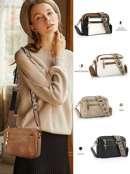Crossbody Bag for Women – Vegan Leather, Adjustable Strap, Lightweight, for Travel & – detail view 18