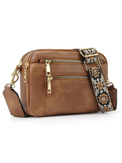 Crossbody Bag for Women – Vegan Leather, Adjustable Strap, Lightweight, for Travel & – detail view 22