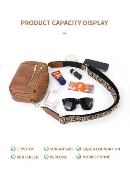 Crossbody Bag for Women – Vegan Leather, Adjustable Strap, Lightweight, for Travel & – detail view 24