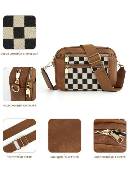 Crossbody Bag for Women – Vegan Leather, Adjustable Strap, Lightweight, for Travel & – detail view 30