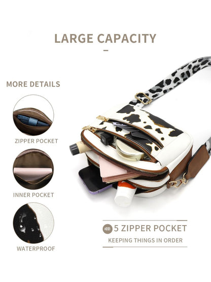 Crossbody Bag for Women – Vegan Leather, Adjustable Strap, Lightweight, for Travel & – detail view 34