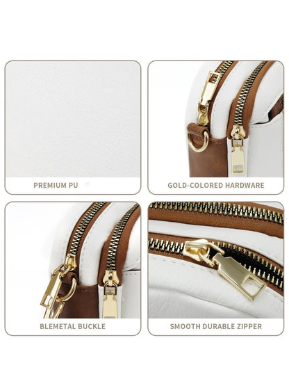 Crossbody Bag for Women – Vegan Leather, Adjustable Strap, Lightweight, for Travel & – detail view 36
