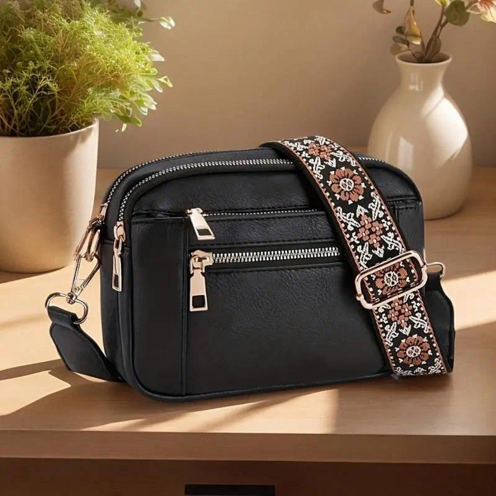 Crossbody Bag for Women – Vegan Leather, Adjustable Strap, Lightweight, for Travel & – detail view 9