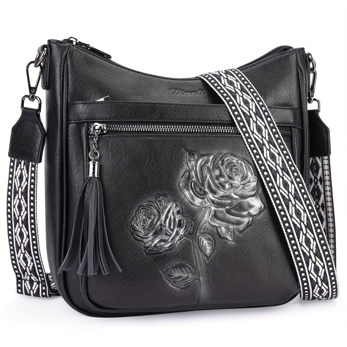 Crossbody Bag for Women – 7 Colors, Vegan Leather, Large Capacity, Adjustable Strap – detail view 13