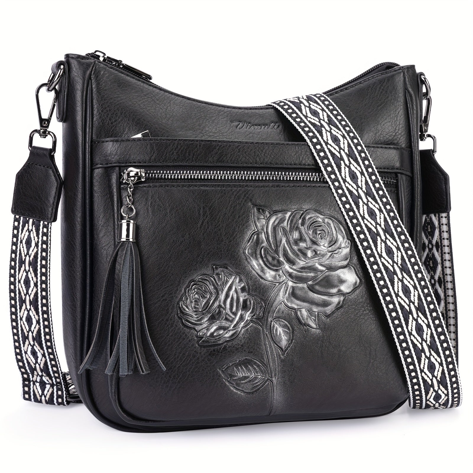 Crossbody Bag for Women – 7 Colors, Vegan Leather, Large Capacity, Adjustable Strap – detail view 13