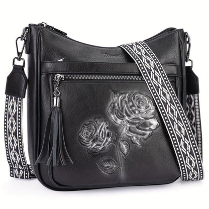 Crossbody Bag for Women – 7 Colors, Vegan Leather, Large Capacity, Adjustable Strap – detail view 13