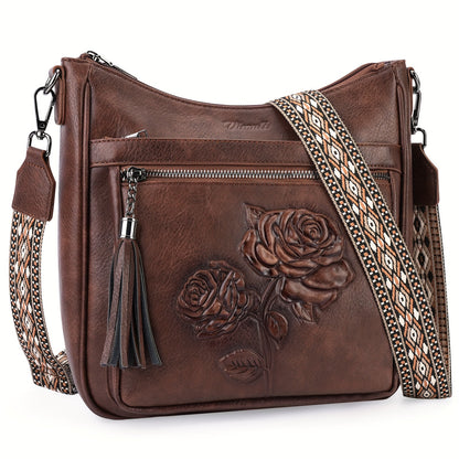 Crossbody Bag for Women – 7 Colors, Vegan Leather, Large Capacity, Adjustable Strap – detail view 15