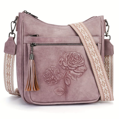 Crossbody Bag for Women – 7 Colors, Vegan Leather, Large Capacity, Adjustable Strap – detail view 11
